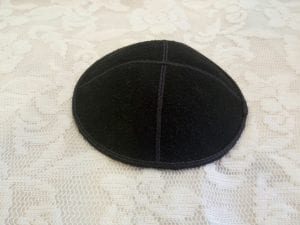 כיפה שחורה 14 ס"מ