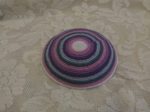 כיפה ורוד-סגול 12 ס"מ